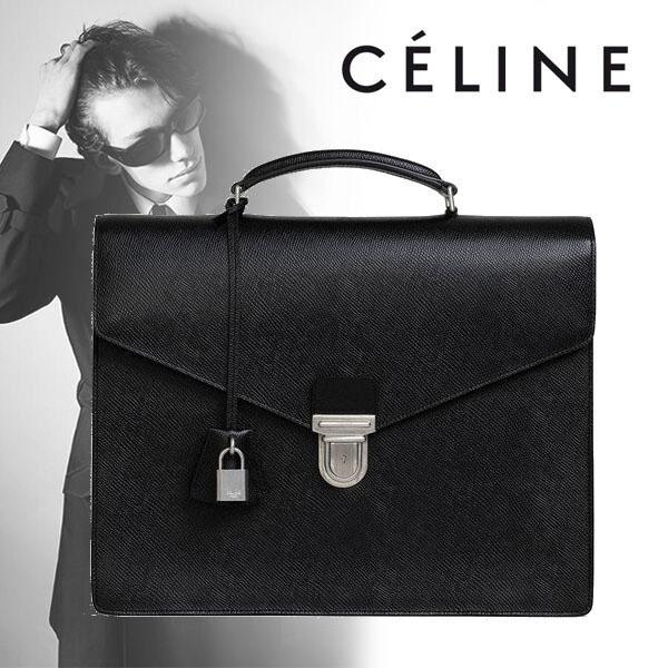 CELINE スーパーコピー カターブル ミディアムバッグ ブリーフケース ブラック 188813BLV.38SI